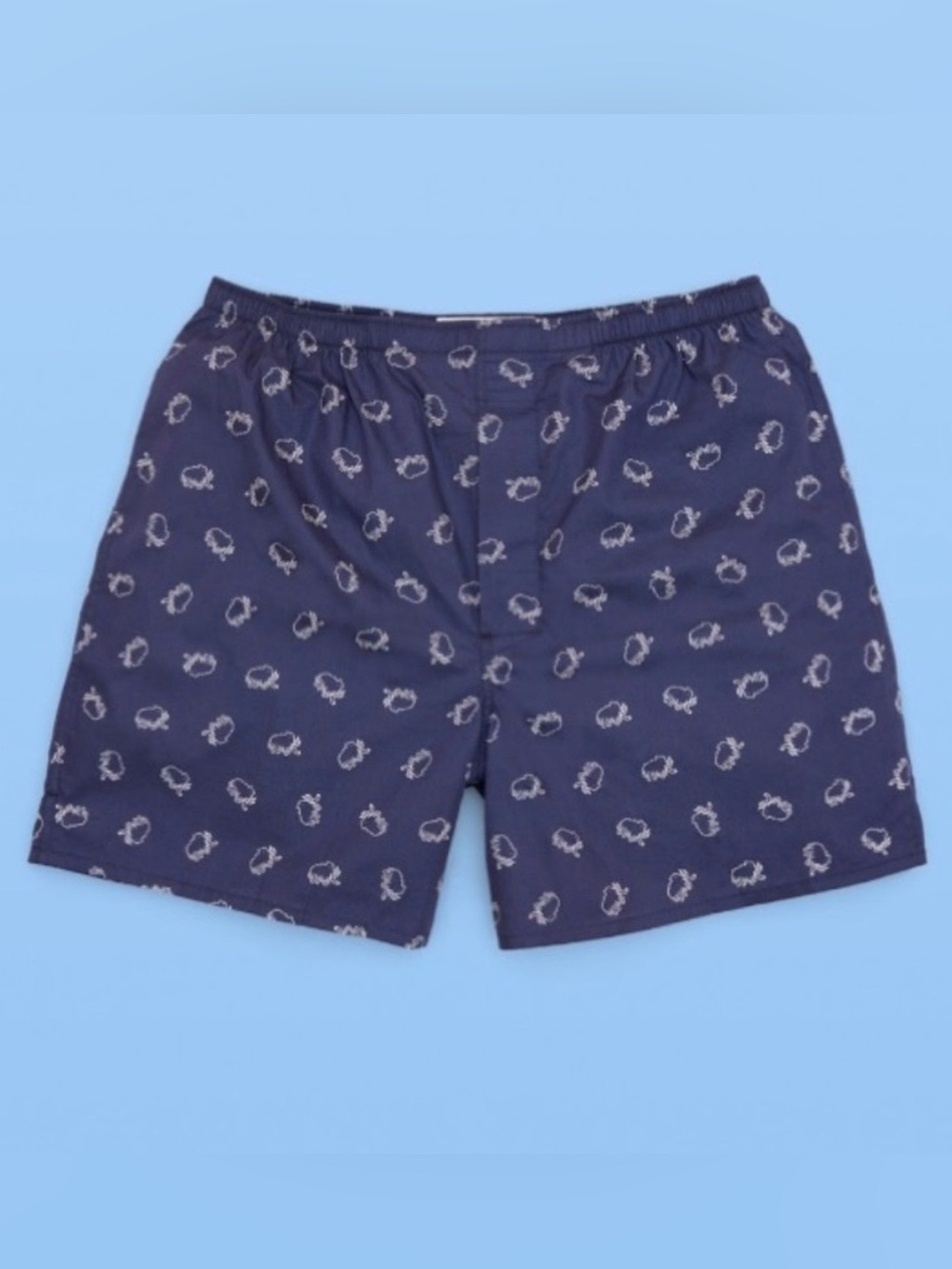 [Men's] Harry’s x Sleepy Jones Navy Mammoth Printed Cotton Boxer Shorts